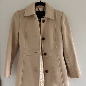 JCrew petite lined coat Petite 000P (Vintage Champagne)
